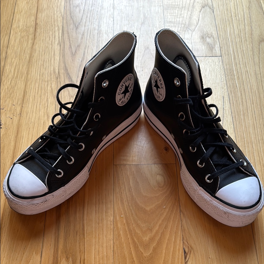 Converse Black And White Classic Canvas Sneakers